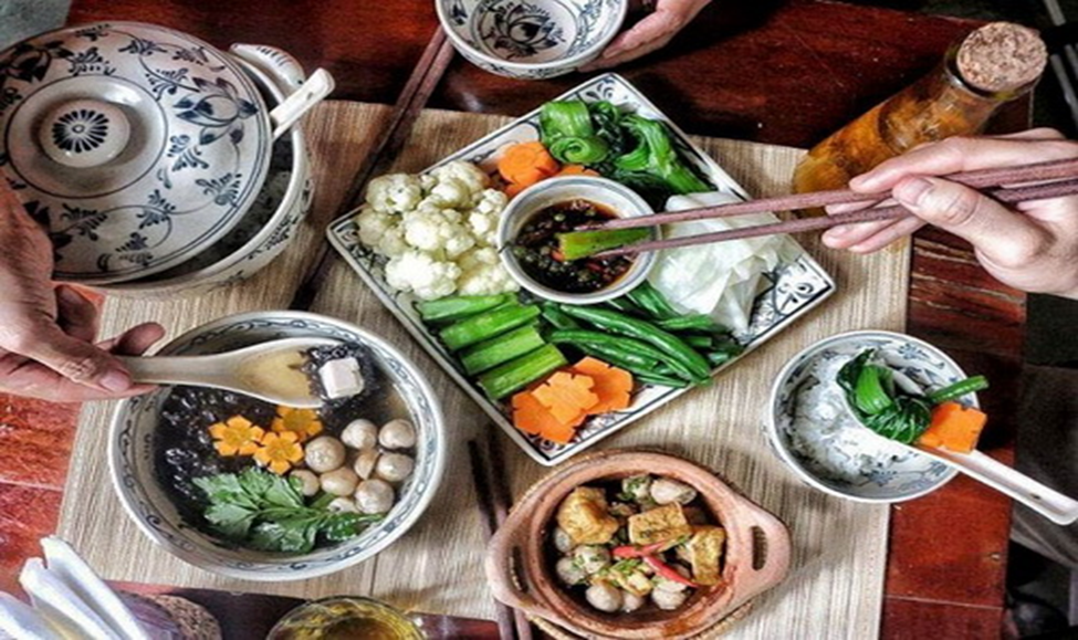 bua an eat clean thuan chay